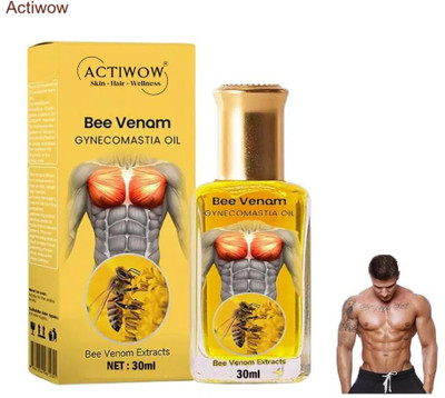 ACTIWOW Bee Venom Gynecomastia Oil For Recovery Boost Massage(30 ml)