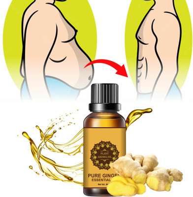 EXOMOON Tummy drainage Ginger Massage Oil For Belly Fat Drainage Reduce Fat Fitness Oil(30 ml)