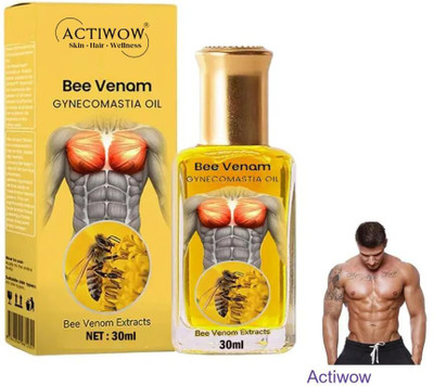 ACTIWOW Bee Venom Gynecomastia Oil For Tight Hip Flexor Relief(30 ml)