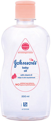 JOHNSON'S BABY Baby Oil with Vitamin E(200 ml)