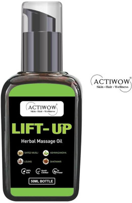ACTIWOW Lift-up Herbal Massage Oil for Stronger Muscles with Refreshing Notes - Citrus(50 ml)
