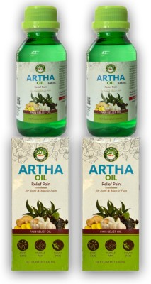 Quickbits Ayurvedic Artha Pain Relief Oil (pack of 2 * Liquid(100 ml)