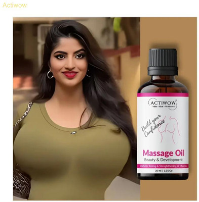ACTIWOW Beauty Breast Massage Oil for visible softness and firmness(30 ml)