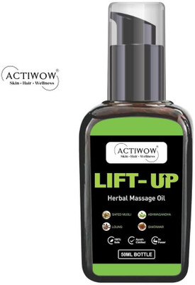 ACTIWOW Lift-up Herbal Massage Oil for Post-Workout with Invigorating Touch - Oudh(50 ml)
