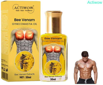 ACTIWOW Bee Venom Gynecomastia Oil For Military-Style Drill Relief(30 ml)