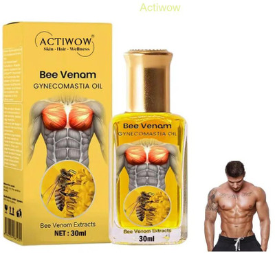 ACTIWOW Bee Venom Gynecomastia Oil For Sprint Drill Back Relief(30 ml)