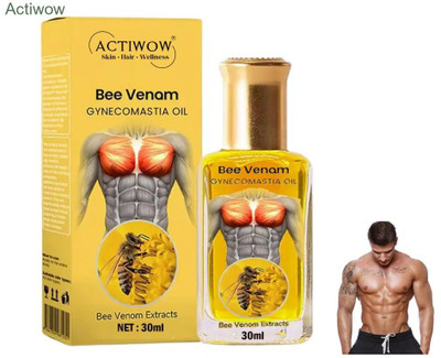 ACTIWOW Bee Venom Gynecomastia Oil For Fast Pain Recovery(30 ml)