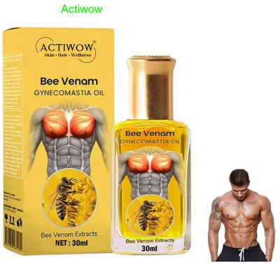 ACTIWOW Bee Venom Gynecomastia Oil For Urban Gym Commutes Recovery(30 ml)