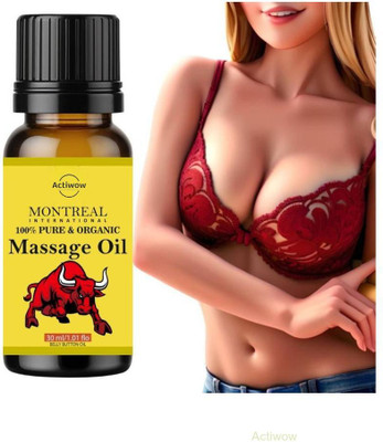 ACTIWOW Breast Massage Oil for Contour Hydration and Glow(30 ml)