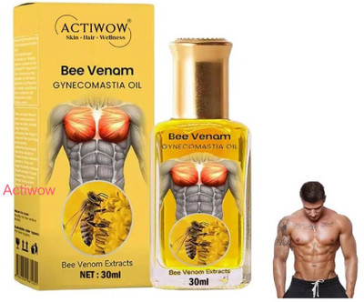 ACTIWOW Bee Venom Gynecomastia Oil For After Workout ComFort(30 ml)
