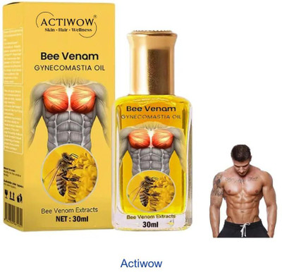 ACTIWOW Bee Venom Gynecomastia Oil For Dynamic Training Heat Oil(30 ml)