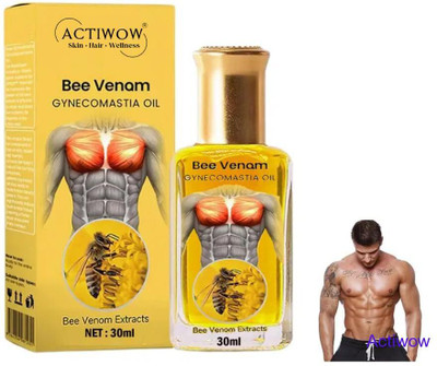ACTIWOW Bee Venom Gynecomastia Oil For Balance Training Recovery(30 ml)