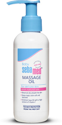 Sebamed Baby Massage Oil| With Soya Oil|Non- greasy|Ideal for newborn(150 ml)
