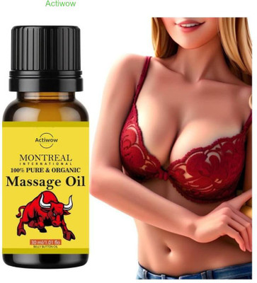 ACTIWOW Breast Massage Oil for Deep Hydration and Skin Softness(30 ml)