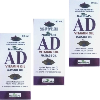 NG MART NG AD VITAMIN OIL MASSAGE OIL PACK OF - 3(240 ml)