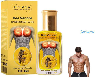 ACTIWOW Bee Venom Gynecomastia Oil For Warm & Relaxing Massage(30 ml)