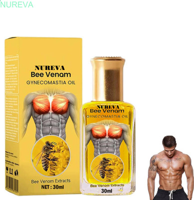 nureva Bee Venom Oil for Chest Fat Loss & Gynecomastia Relief Oil(30 ml)