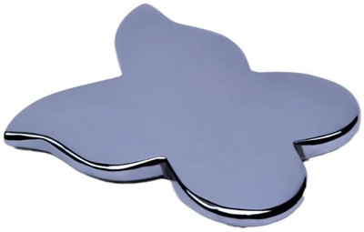 Qudsia Tainless Steel Gua Sha Tool Butterfly Shape for Face & Body tainless Steel Gua Sha Tool Butterfly Shape for Face & Body Massager(Silver)