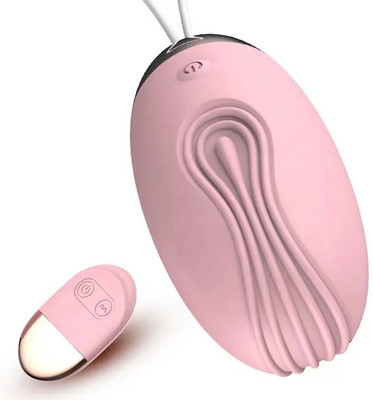 breckelle's 10 Frequency Vibration & 10 Meters Remote Control Bullet Vibrator with Remote Control for G Spot Stimulation Wireless Vibrating Massager(Pink)