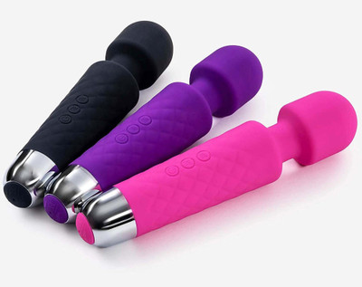 RBS Battery Powered Personal Handheld Rechargeable Waterproof Mini Massager Machine Relieve Muscle Pain, Powerful Motor - 20 Vibration And 8 Speed Pattern Massager(Multicolor)