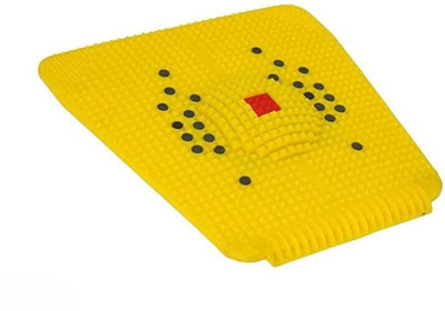 MOBONE ACUPRESSURE PYRAMIDS PAIN RELIEF AND BLOOD CIRCULATION MAT ACUPRESSURE PYRAMIDS PAIN RELIEF AND BLOOD CIRCULATION MAT Massager(Yellow)