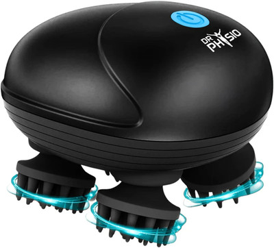 DR PHYSIO USA 1036 Electric Head Kneading Massage Machine for Pain Relief Hair Growth Relaxation Head & Scalp Massager(Black)