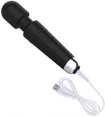 GAZE S-R-M-W-29 Multi Speed Cordless Rechargeable Vibrator Massage for Female Personal Body Massagers Machine With Vibration modes & Water Resistant Massager Massager(Black)