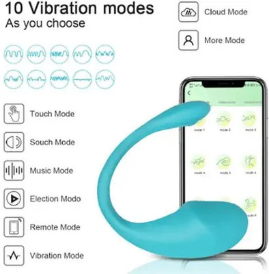 AVNAM Body Massager with Heating for Pain Relief, Stress Relaxation App-Control Stress Relief Massager Full-Body Massager|Works with Android Massager(Cyan)