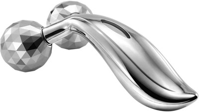 GABBU PJP12 New 3D Facial Massage Roller Face Massager Massager(Silver)