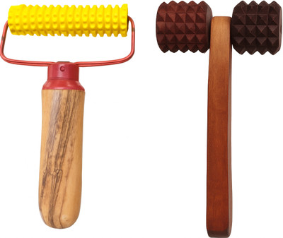 UN Enterprise Balyantra And Mini Hand Roller Massager(Brown)