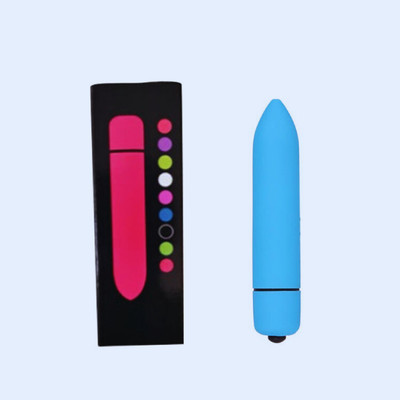 VISHMART BULLET-009 Single mode vibration, 3inch small size lipstick design, Eye Face Massager Massager(Blue)