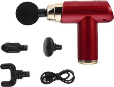 SPINE JADEX Massager Gun Fascial Electric Rechargeable Mini Fascial Portable For Muscles, Relieve Pain Massager(Red)