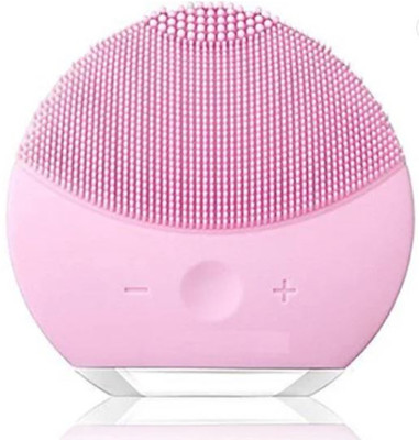 MORFE MJSEF10011 Dual-sided mini Smart Silicone Electric Facial Cleansing Device Massager(Pink)