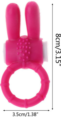 VOREX Battery Powered Raabz Ring Full Body Waterproof Massager(Pink)