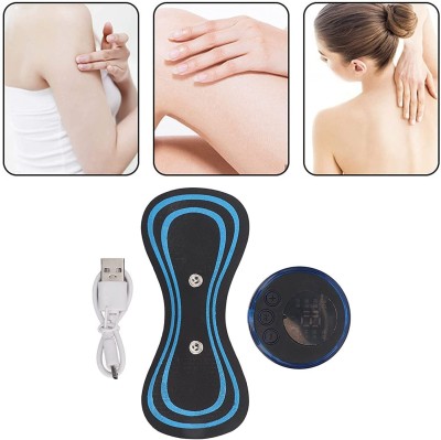 RENTOOR Mini Massager with Rechargeable, butterfly mini massager Wireless Vibrating Massager 8 Mode and 19 Strength Level EMS Massager Massager(Black)