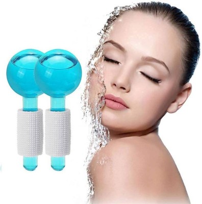 KRISHNA Beauty Crystal Ball - Blue Ice Roller Face Massager Ice facial roller crystal ball Massage Tools Massager(Blue)