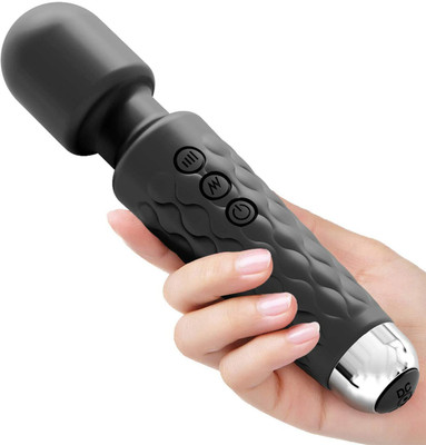SOCHEP B-365 Battery Power Personal Body Massager for Rechargeable Wireless Vibration Machine Massager(Black)