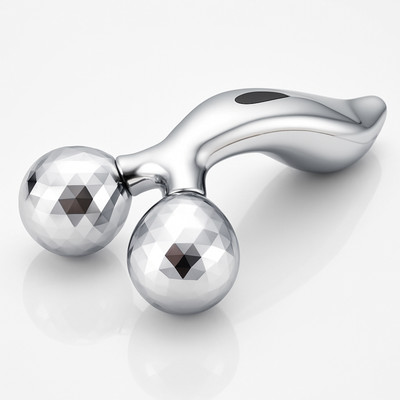 Mildcares 3D Face & Body Massager Roller | Platinum Y-Shaped Microcurrent Roller Lift & Tighten Tool | Solar Microcurrent, Skin Firming, Anti-Ageing & Blood Circulation Massager(Silver)