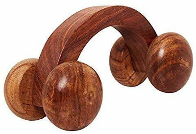 YKID wooden roller Acupressure Wooden Roller Massager, Pain Relief Item, Back Massager Massager(Brown)