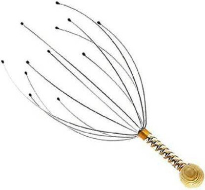 Retail basket Hand Held Scalp Head Massager Stress Relief Hand Scalp Massager HQS514 Massager(Silver)