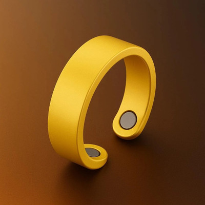 WYNX Magnetic Ring for Diabetes & Sugar Control | Natural Acupressure Therapy for Blood Circulation (Pack of 1) Massager(Gold)