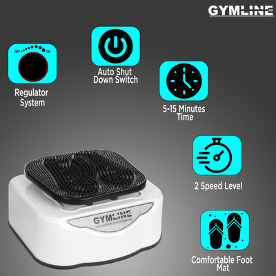 WIB 2121 BLOOD CIRCULATION MACHINE WITH POWERFUL VIBRATION THERAPY Massager(GREY || BLUE)