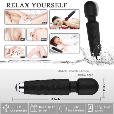 BEGMEAN Rechargeable Personal Body Massager for Women & Men_199