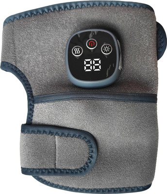 ARG HEALTHCARE New02_Knee03_Massager_2024 Knee Massager with Heat & Kneading for Pain Relief Heated Vibration for Joint Massager(Black)