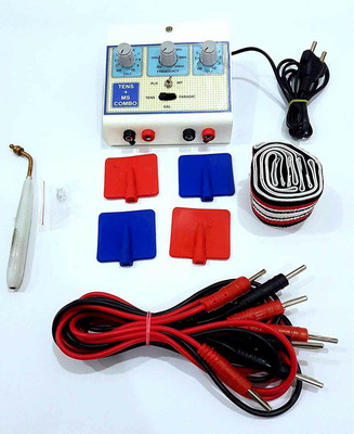 YKID 0023 Physiotherapy Equipment Combo 2 In 1 TENS with MS Mini Machine Massager(Multicolor)