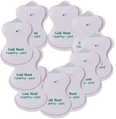 MuscleFix Electrode Pads for Tens Digital Therapy Machine Electrode Pads Tens Electrodes (Pack of 10) Massager(White)