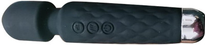 Dr. Patrick's Women Girls Personal wand massager 20 modes of vibration Rechargeable Washable long lasting battery strong vibration modes for true Massager Massager(Black)