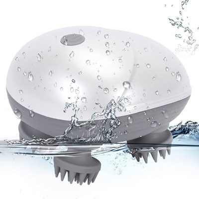 GRELLA Electric Head and Scalp Hair Massager - Hair Scalp Scrubber and Exfoliator Electric Head and Scalp Hair Massager - Hair Scalp Scrubber and Exfoliator Massager(Multicolor)