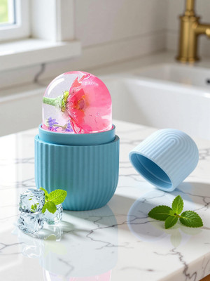 MegaValue Ice Roller for Face and eyes, Ice Roller to Enhance Skin Glow, Facial Ice Roller(10 g)