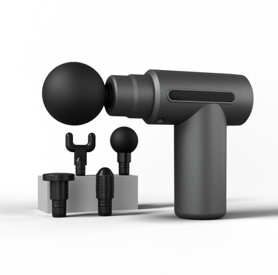 knidaa store Body Massager for Pain Relief Massage Gun for Back Leg & Full Body 4 Specialized Heads For Full Body Pain Relief Massager(Black)